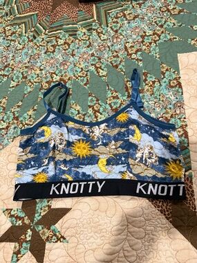 Knotty cooling modal sleep bra XL celestial